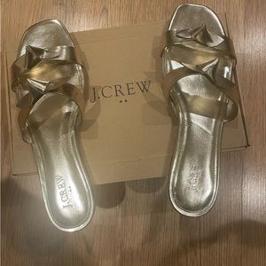 JCREW Double Knotted Bow sandals - NEW in Box!!